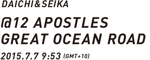DAICHI&SEIKA @GOLD COAST SURFE@12 APOSTLES GREAT OCEAN ROAD 2015.7.7 9:53 (GMT+10)